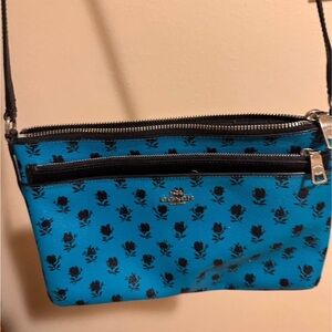 Coach purse teal